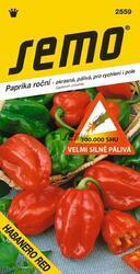 SEMO Chilli semínka HABANERO RED 15ks velmi silně pálivá