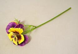Maceška květ fialová-žlutá 26cm