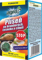 AGRO STOP Plíseň na bramborách, česneku a cibuli  20ml akce exp. 6/24