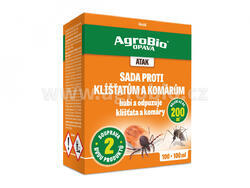 AgroBio ATAK Sada proti klíštatum a komárum 100ml+100ml