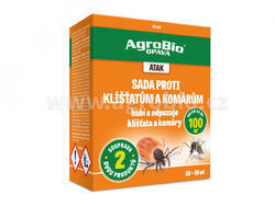 AgroBio ATAK Sada proti klíštatum a komárum 50ml+50ml
