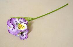 Maceška květ fialová 26cm